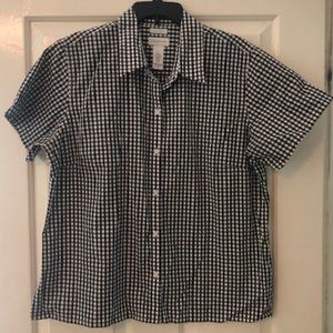 Liz Claiborne 100% Cotton No Iron Blouse 16